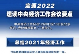 哈爾濱全文＋速覽！中央經(jīng)濟(jì)工作會(huì)議定調(diào)2022